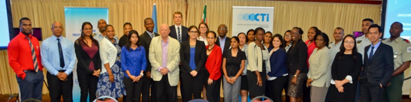 Participants at the Government of Suriname-CTI-OHCHR roundtable on UNCAT ratification and implementation